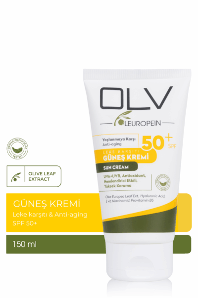 OLV SPF 50+ Yaşlanma Karşıtı & Leke Karşıtı Güneş Kremi 150 ml