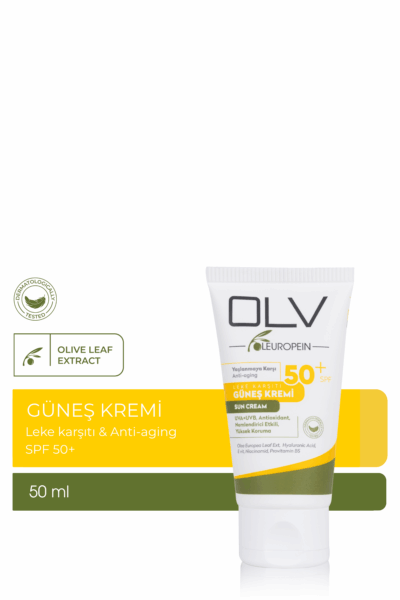 OLV SPF 50+ Yaşlanma Karşıtı & Leke Karşıtı Güneş Kremi 50 ml