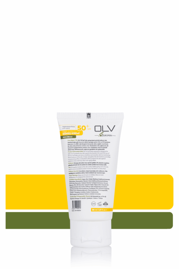 OLV SPF 50+ Yaşlanma Karşıtı & Leke Karşıtı Güneş Kremi 50 ml - Görsel 3