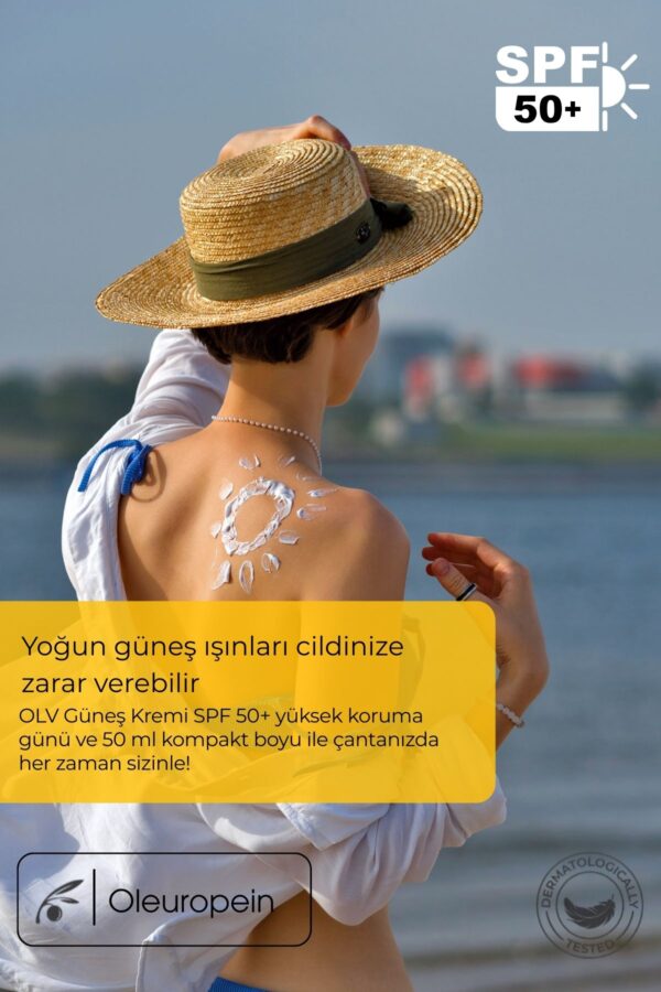 OLV SPF 50+ Yaşlanma Karşıtı & Leke Karşıtı Güneş Kremi Seti 2x150 ml - 50 ml Hediye Paket - Görsel 5