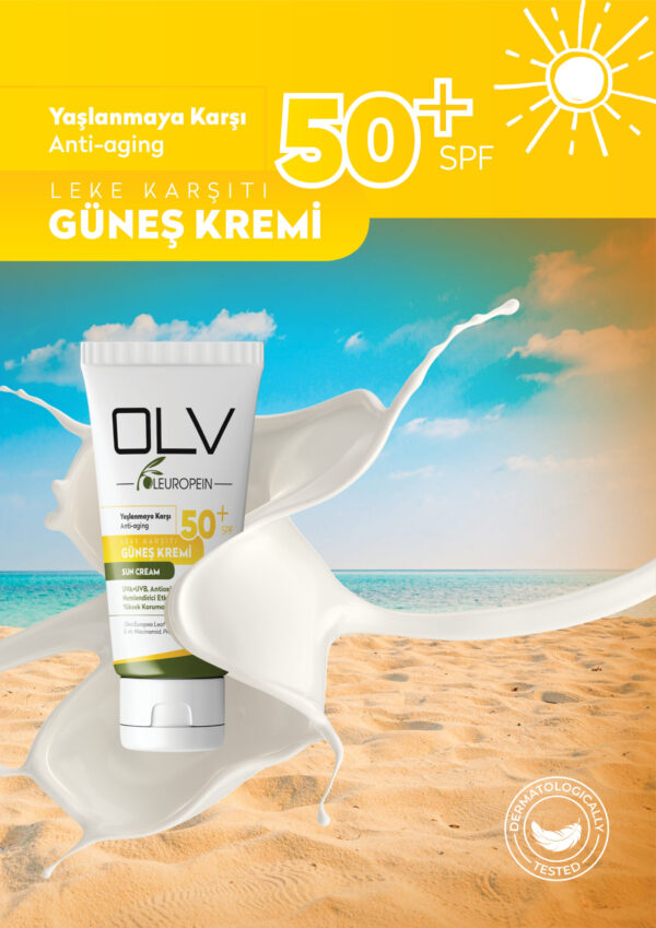OLV SPF50+ Yaşlanma Karşıtı Güneş Kremi 50 ml - Görsel 5