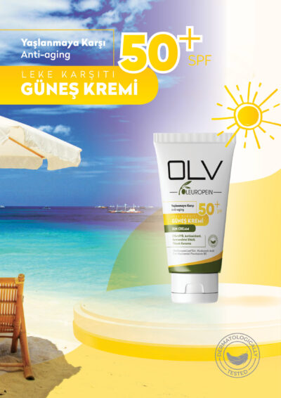 OLV SPF50+ Yaşlanma Karşıtı Güneş Kremi 50 ml