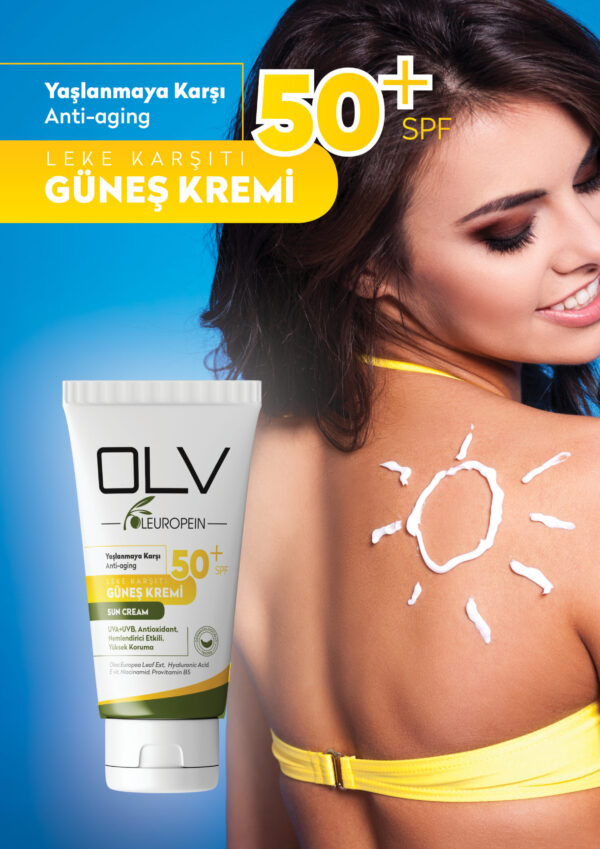 OLV SPF50+ Yaşlanma Karşıtı Güneş Kremi 50 ml - Görsel 3