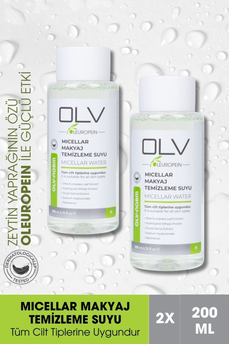 OLV Miselar Makyaj Temizleme Suyu 2’li Avantajlı Paket  (2x200 ml) (Toplam 400 ml)