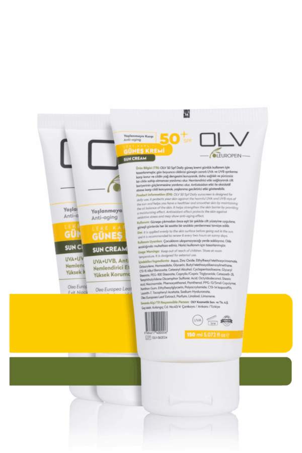 OLV SPF 50 Güneş Kremi Süper Avantaj Paketi  – 3 x 150 ml - Görsel 3