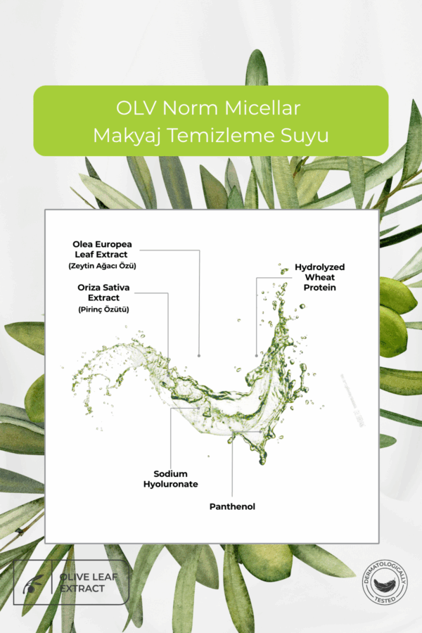 OLV Norm Makyaj Ve Cilt Temizleyici Misel Su 200ml - Görsel 4