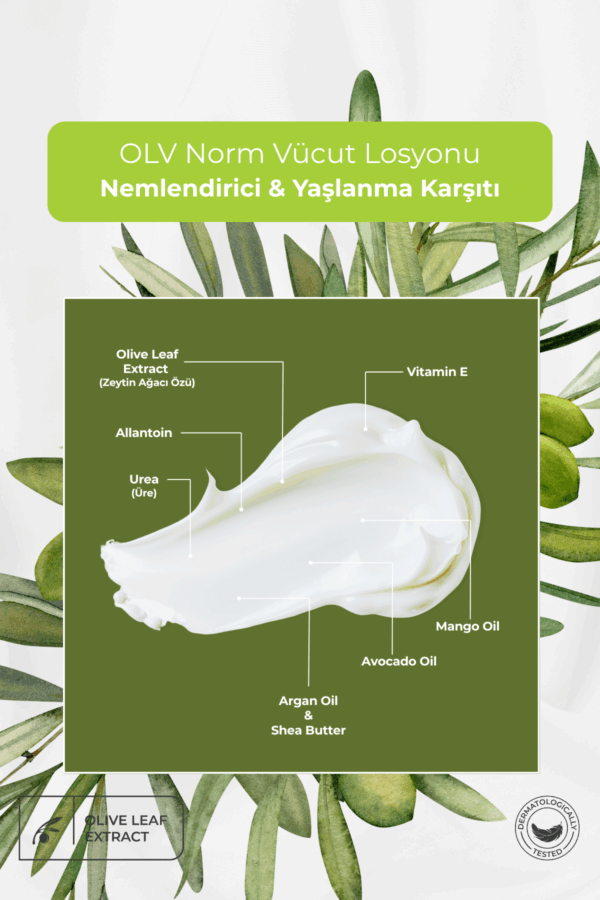 OLV Norm Yaşlanma Karşıtı, Nemlendirici Vücut Losyonu 200 ml - Görsel 4