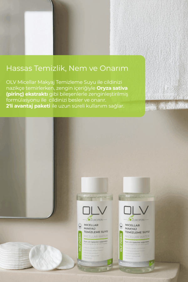 OLV Miselar Makyaj Temizleme Suyu 2’li Avantajlı Paket  (2x200 ml) (Toplam 400 ml) - Görsel 6