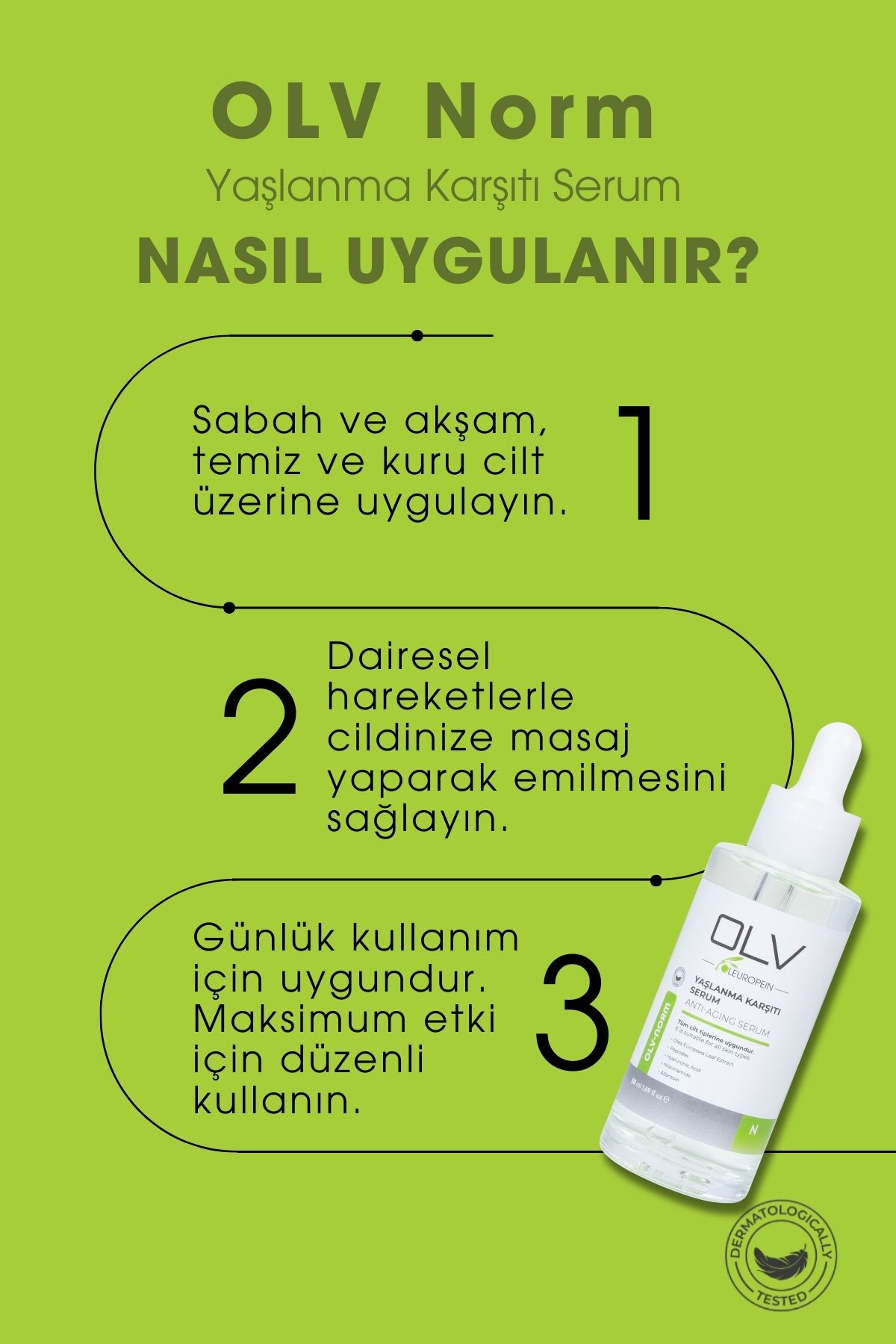 OLV Norm Yaşlanma Karşıtı Ve Onarıcı Cilt Bakım Serumu - Görsel 8