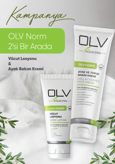 OLV Vücut Losyonu + Ayak Kremi Avantajlı Paketi