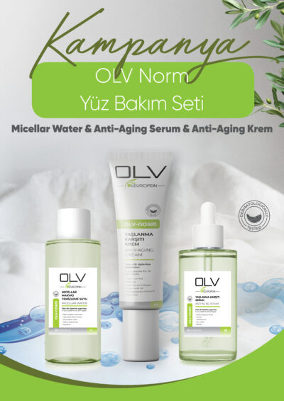 OLV Norm Avantajlı Yüz Bakım Seti (Yüz Kremi + Cilt Serumu + Misel Su)